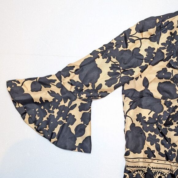 Chloe 100% Silk Floral Print Blouse - Picture 6 of 14